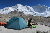 Camping sub Baruntse