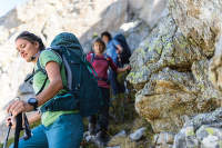 Trekking wśród skał