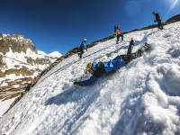 przełamanie upadku siekierą