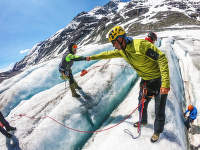 Szkolenie z ratownictwa na lodowcu