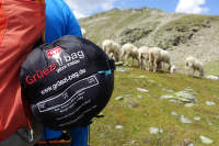 śpiwór wykonany z pierza i wełny alpejskiej