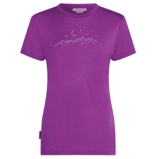 Koszulka z krótkim rękawem Icebreaker Merino 150 Tech Lite SS Tee Sparkling Stars Women PASSION