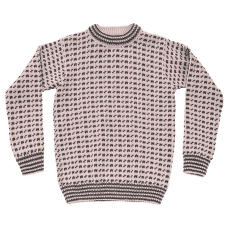 Sweter Devold Original Islender Crew Neck 150B  CHALK PINK/ANTHRACITE