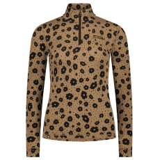 Koszulka z długim rękawem Mons Royale Cascade Merino Flex 1/4 Zip Long Sleeve Women Aoraki Lily Toffee