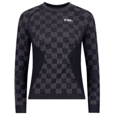 Koszulka z długim rękawem Mons Royale Ascender Merino Seamless Long Sleeve Women Forged Iron / Black