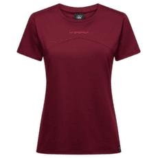 Koszulka z krótkim rękawem La Sportiva ROOF T-SHIRT Women Redwood/Azalea