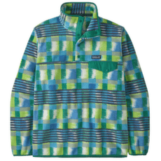 Bluza Patagonia Lightweight Synch Snap-T Pullover Men Painted Lines: Shore Blue