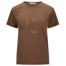 Koszulka z krótkim rękawem Aclima LightWool 140 Classic Tee Kettle Women Dark Earth