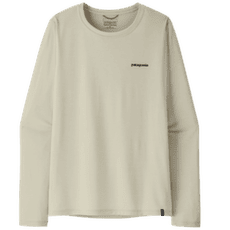 Koszulka z długim rękawem Patagonia Long-Sleeved Cap Cool Daily Shirt  - Boardshort Logo Women Dyno White