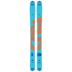 Narty Zag ZAG SKIS SLAP 104 LADY 2022-2023 LIGHT BLUE/ORANGE