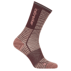 Skarpety Icebreaker Merino Blend Run+ Ultralight Crew Women SUMMIT FD/JAVA/ACID PINK