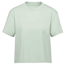 Koszulka z krótkim rękawem Mammut MAMMUT BASE CROPPED T-SHIRT WOMEN MINI LOGO 1288 silver sage