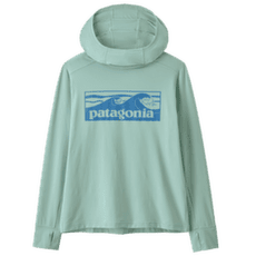 Bluza Patagonia Cap Silkweight Hoody Kids Boardshort Logo Tones: Thin Ice
