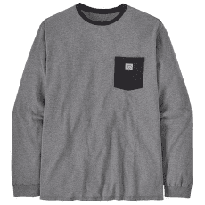 Koszulka z długim rękawem Patagonia Long-Sleeved Shop Sticker Pocket Responsibili-Tee Gravel Heather