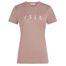 Koszulka z krótkim rękawem Icebreaker Merino 150 Tech Lite SS Tee Snow Day Women SUMMIT