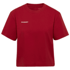 Koszulka z krótkim rękawem Mammut MAMMUT BASE CROPPED T-SHIRT WOMEN MINI LOGO 3818 dark mammut red