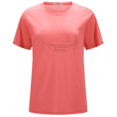 Koszulka z krótkim rękawem Aclima LightWool 140 Classic Tee Forest Women Sun Kissed Coral