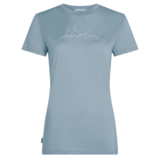 Koszulka z krótkim rękawem Icebreaker Merino 150 Tech Lite SS Tee Sparkling Stars Women FLINT BLUE