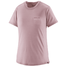 Koszulka z krótkim rękawem Patagonia Cap Cool Merino Graphic Shirt Women Fitz Roy Strata: Stormy Mauve