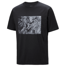 Koszulka z krótkim rękawem Arcteryx Kragg Cotton Lithographica SS Men Black