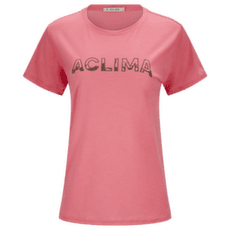 Koszulka z krótkim rękawem Aclima LightWool Tee Logo Women Sun Kissed Coral