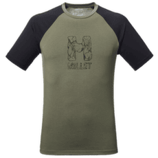 Koszulka z długim rękawem Millet CIMAI NATURAL TS SS Men GRAPE LEAF/BLACK
