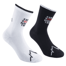 Skarpety La Sportiva FOR YOUR MOUNTAIN SOCKS Black/White