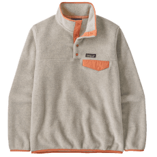 Bluza Patagonia Lightweight Synch Snap-T Pulover Women Oatmeal Heather w/Heirloom Peach