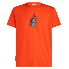 Koszulka z krótkim rękawem Icebreaker Merino 150 Tech Lite SS Tee Bear Tour Men FERVID