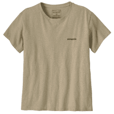 Koszulka z krótkim rękawem Patagonia P-6 Logo Responsibili-Tee Women Pumice