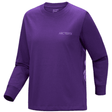 Koszulka z długim rękawem Arcteryx Kragg Cotton Bird Crew LS Women Azalea / Aster