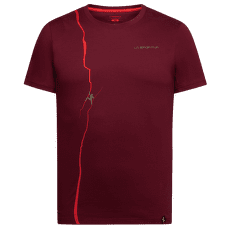 Koszulka z krótkim rękawem La Sportiva ROUTE T-SHIRT Men: Redwood/Mountain Red