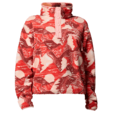 Bluza Columbia Helvetia™ II Printed Cropped Half Snap Women Poppy Red, Sunscape 606