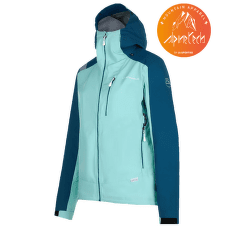Bunda La Sportiva ALPINE GUIDE SOFTSHELL JACKET Women Iceberg/Storm Blue