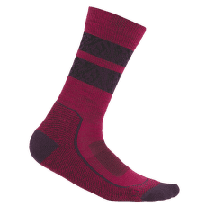 Skarpety Icebreaker Hike+ Light Crew Natural Summit Women ELECTPINK/NIGHTSHAD/BLACK