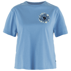 Koszulka z krótkim rękawem Fjällräven Fjällblomster Logo T-Shirt Women Ultramarine