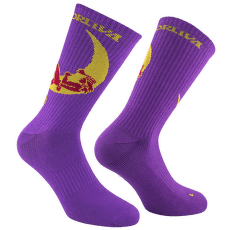 Skarpety La Sportiva CLIMBING ON THE MOON SOCKS Purple/Yellow
