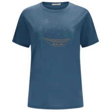 Koszulka z krótkim rękawem Aclima LightWool 140 Classic Tee Forest Women Blue Fusion