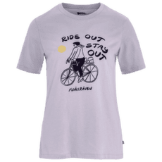 Koszulka z krótkim rękawem Fjällräven HOJA IVÄG T-SHIRT WOMEN Lavender Mist