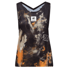 Tank top Mammut Massone Sport Tank Top Sender Women black-tangerine 00711