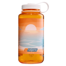 Butelka Nalgene Wide Mouth 1000 ml Clementine Landscape with Sunset