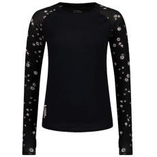 Koszulka z długim rękawem Mons Royale Bella Merino Air-Con LS Women Black Daisy