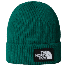 Czapki The North Face TNF LOGO BOX CUFFED BEANIE EVERGREEN