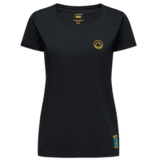 Koszulka z krótkim rękawem La Sportiva CLIMBING ON THE MOON T-Shirt Women Black/Yellow