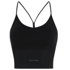 Biustonosz Icebreaker Merino Blend 260 Seamless Rib Strappy Tank Women BLACK
