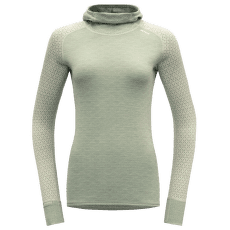 Koszulka z długim rękawem Devold Kvitegga Merino 230 Hoodie Women 010A RAW WHITE