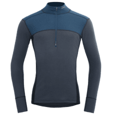 Koszulka z długim rękawem Devold Lauparen Merino 190 Zip Neck Men 422A FLOOD/NIGHT/INK