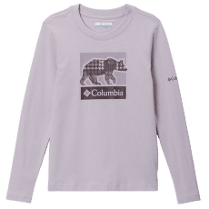 Koszulka z długim rękawem Columbia Hazeldel Hill™ Long Sleeve Graphic Tee Girls Lavender Pearl, Barely Printed 551