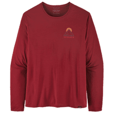 Koszulka z długim rękawem Patagonia L/S Cap Cool Daily Graphic Shirt Men Slow Going: Wax Red X-Dye