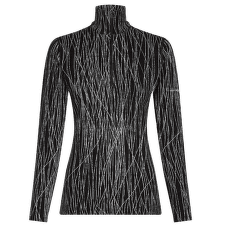 Koszulka z długim rękawem Icebreaker Merino 260 Tech Vertex LS Half Zip Delta Lines AOP Merino BLACK/SNOW/J